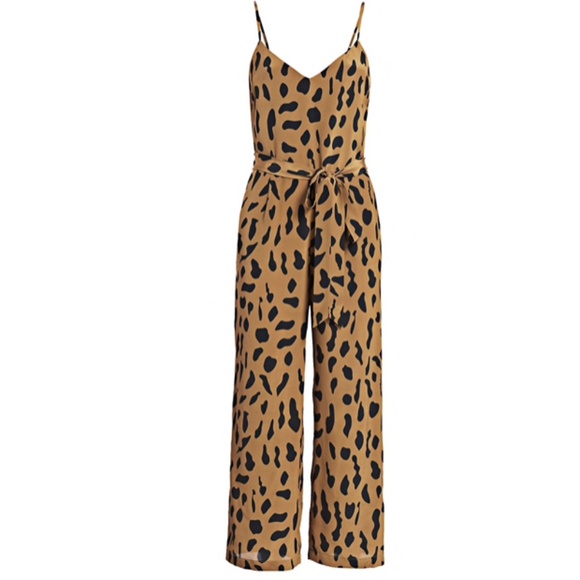 L'Agence Jaelyn Animal-Print Jumpsuit - Picture 4 of 7